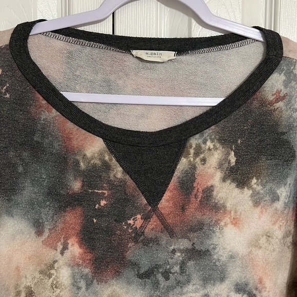 A.gain Sweater Top Ladies Women Blouse Off the Shoulder - Picture 5 of 8